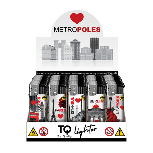 TQ Motivfeuerzeug MY CITY - 50 St