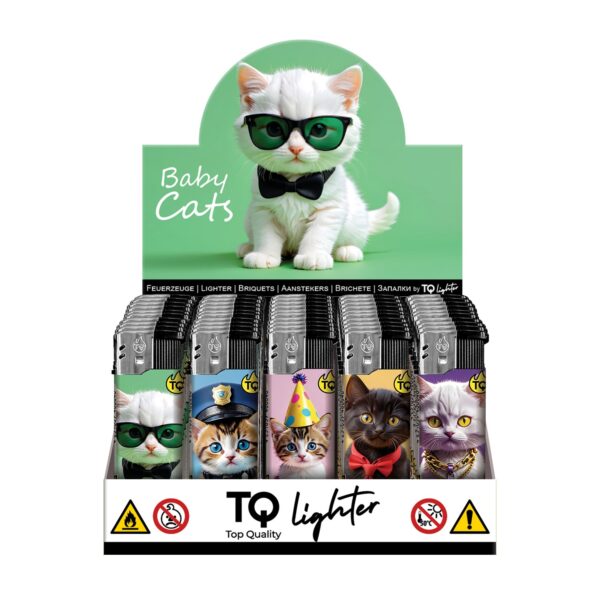 TQ Motivfeuerzeug BABY CATS - 50 St