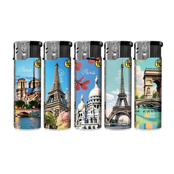 TQ Motivfeuerzeug PARIS PARIS - 50 St