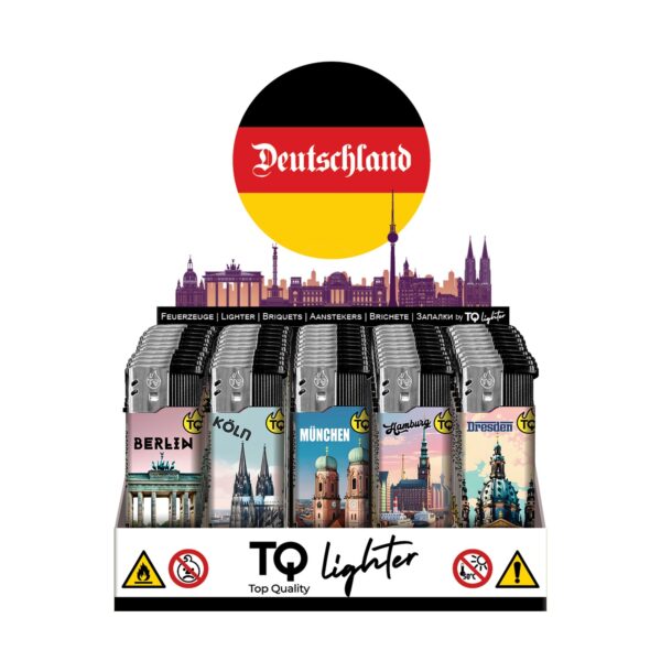 TQ Motivfeuerzeug DEUTSCHE STÄDTE - 50 St