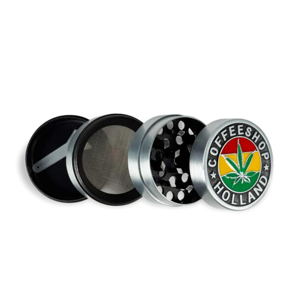 Metallgrinder "Coffeeshop Holland" - 40 mm - Details
