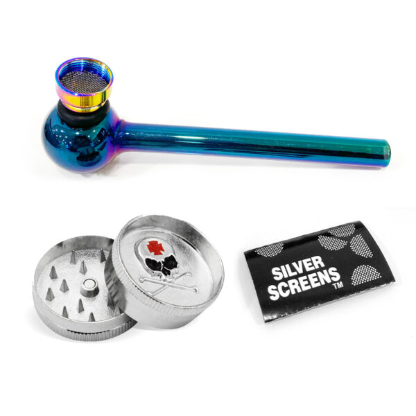 Metallpfeifen-Set "Metallic Flow" 3 in 1