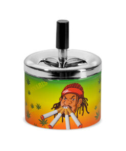 Dreh-Aschenbecher „Rasta“