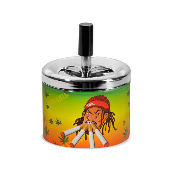 Dreh-Aschenbecher „Rasta“