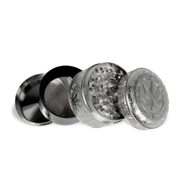 Metallgrinder "Metallic Cannabis" - 52 mm