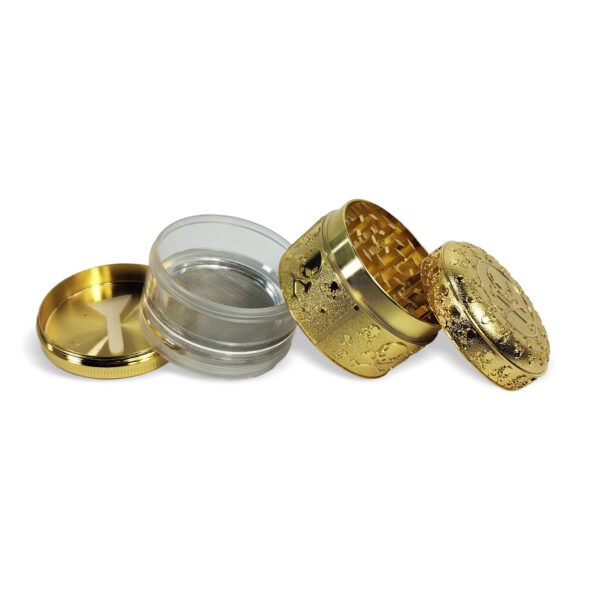 Metallgrinder "Clear Cannabis" - 52 mm - Details