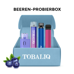 Beeren-Probierbox: 7er Aromen-Vape-Set – 20mg Nikotin