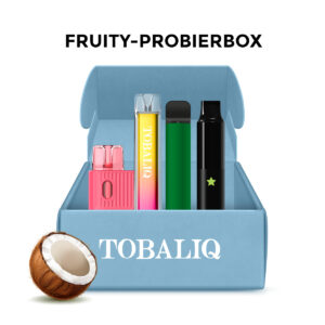 Fruity-Vape-Probierbox: 7er Aromen-Set – 20mg Nikotin