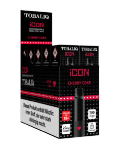ICON 10er Display – 20mg Nikotin – 700 Züge - Cherry Coke