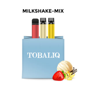 TOBALIQ Mixers – Milkshake-Mix – 3er Vape-Set – ohne Nikotin
