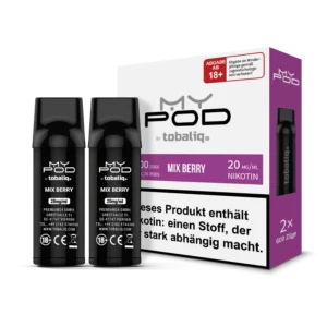 MyPod Pods 2x600 Züge - 20mg Nikotin - Mix Berry