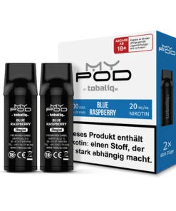MyPod Pods 2x600 Züge - 20mg Nikotin - Blue Raspberry