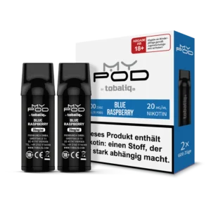 MyPod Pods 2x600 Züge - 20mg Nikotin - Blue Raspberry