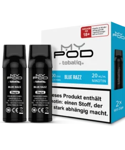 MyPod Pods 2x600 Züge - 20mg Nikotin - Blue Razz