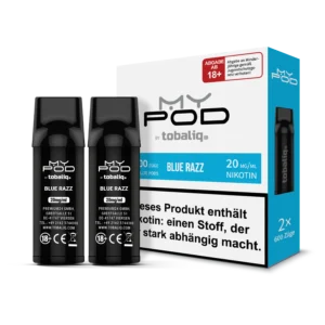 MyPod Pods 2x600 Züge - 20mg Nikotin - Blue Razz