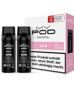 MyPod Pods 2x600 Züge - 20mg Nikotin -  Love 66
