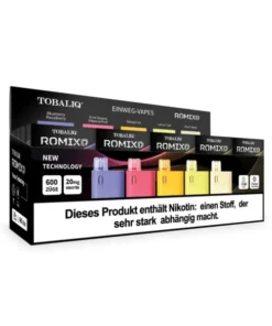 RomixQ 20er Party Box - 20mg Nikotin - 5 Sorten