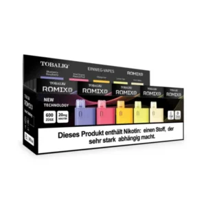RomixQ 20er Party Box - 20mg Nikotin - 5 Sorten