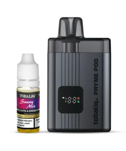 Pryme Pod-Starterset: Vape + 6mg Liquid - 9000 Züge