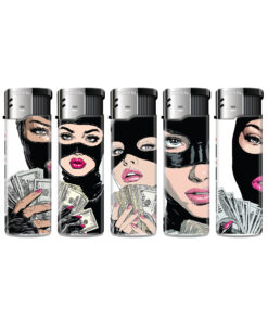 TOBALIQ Motivfeuerzeug CASH QUEEN - 50 St