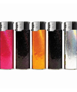 TOBALIQ 3D Metallic Motivfeuerzeug GLITZER GLITZER - 50 St