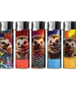 TOBALIQ 3D Metallic Motivfeuerzeug BABY IGEL - 50 St